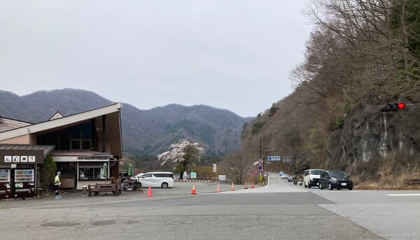 29km地点精進湖赤池交差点
