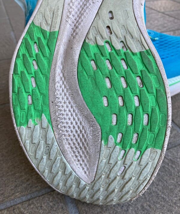 グライドライドマックスで約500km走ったソール